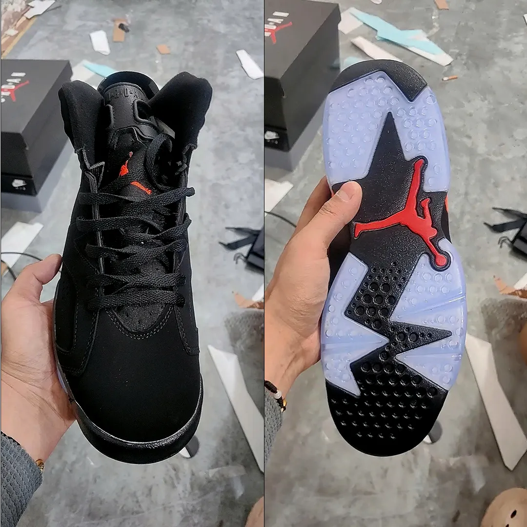 AJ 6 Retro Black Infrared (2019) Shoes Sneakers - nk0000292 - Image 4
