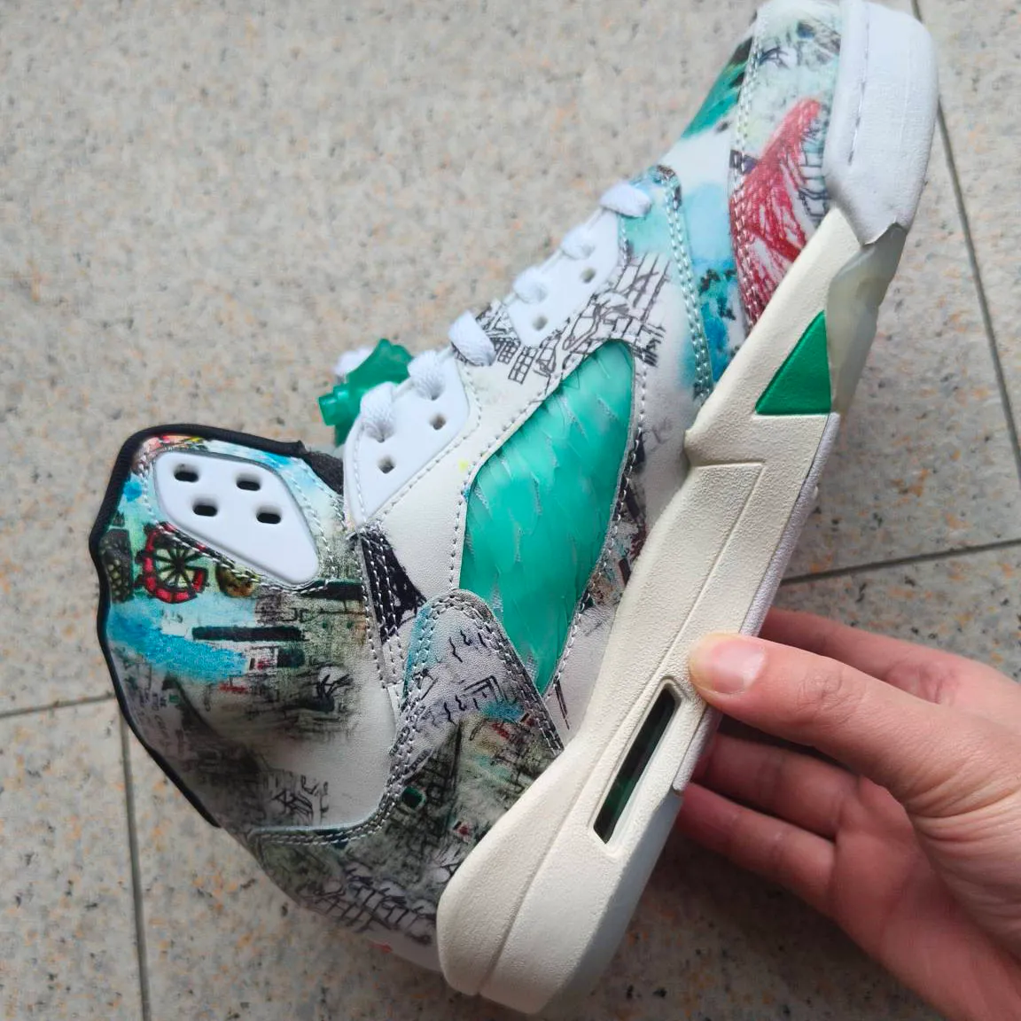 AJ 5 Wings Shoes Sneakers - nk0000601 - Image 11