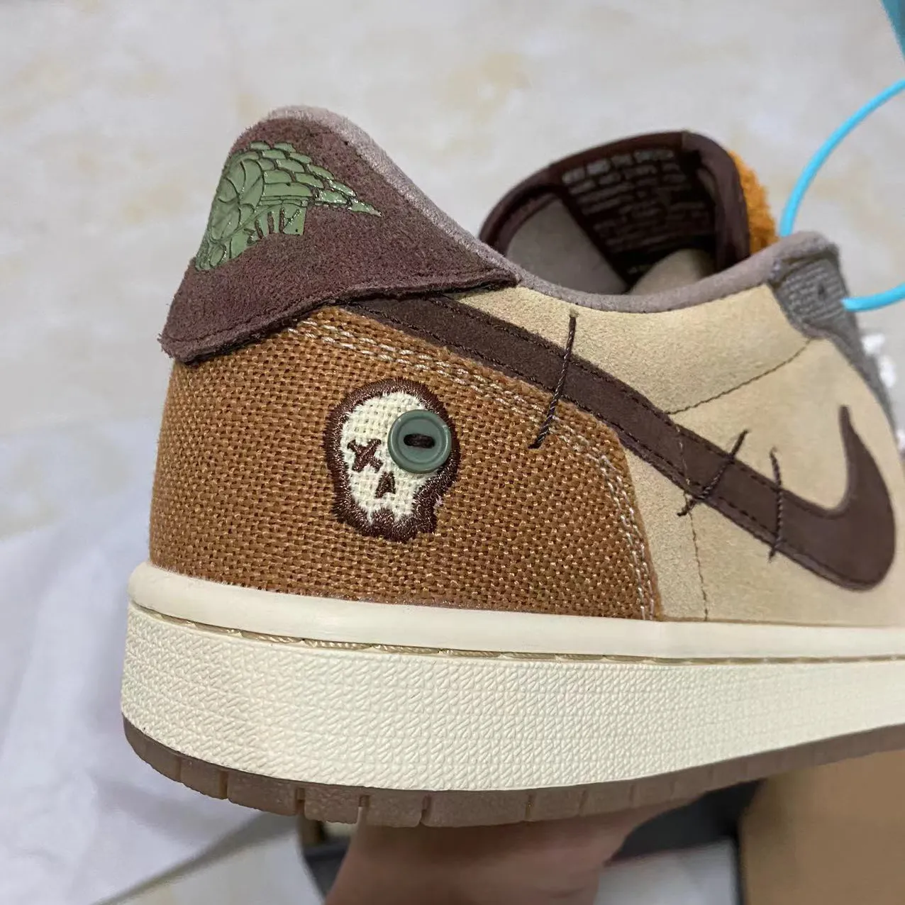 Zion Williamson x AJ 1 Low OG Voodoo Shoes Sneakers – nk0002534 - Image 9