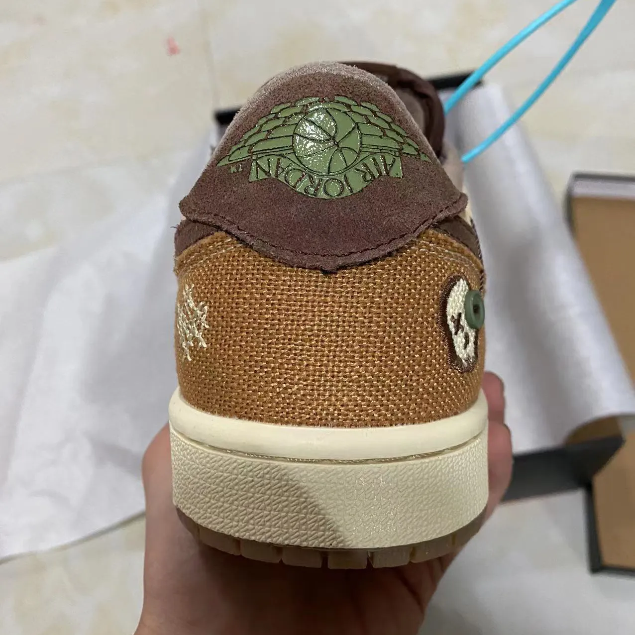 Zion Williamson x AJ 1 Low OG Voodoo Shoes Sneakers – nk0002534 - Image 7