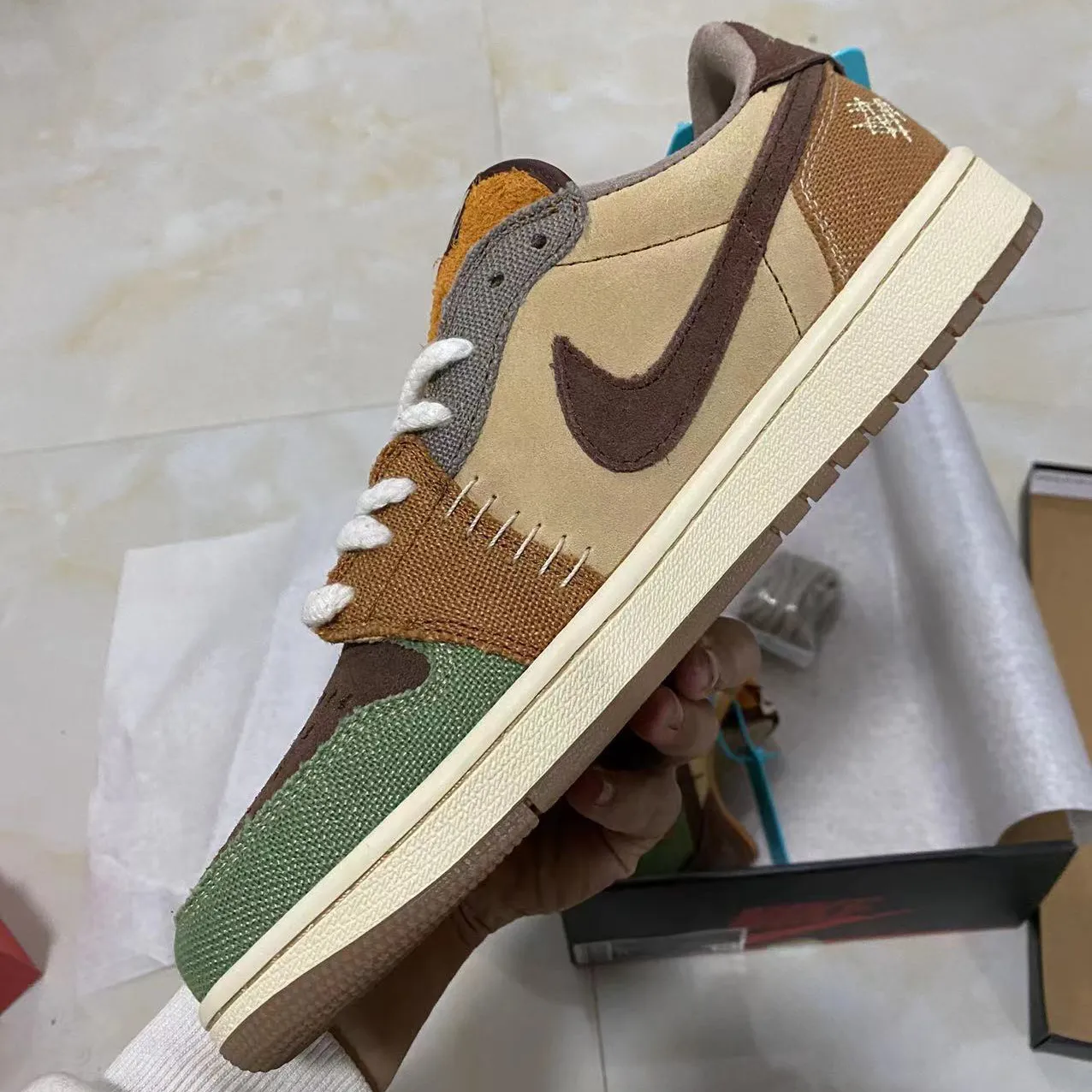 Zion Williamson x AJ 1 Low OG Voodoo Shoes Sneakers – nk0002534 - Image 4
