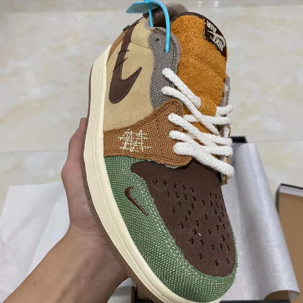 Zion Williamson x AJ 1 Low OG Voodoo Shoes Sneakers – nk0002534 - Image 6