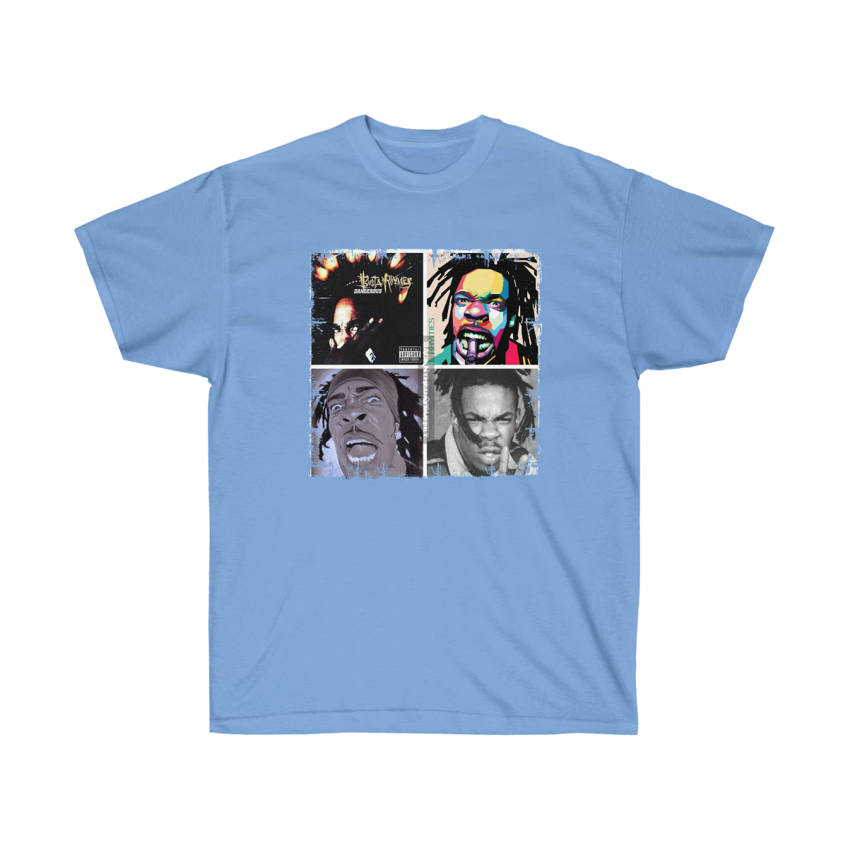 50C Busta Rhymes 4 Pic Men T-Shirt - Image 5