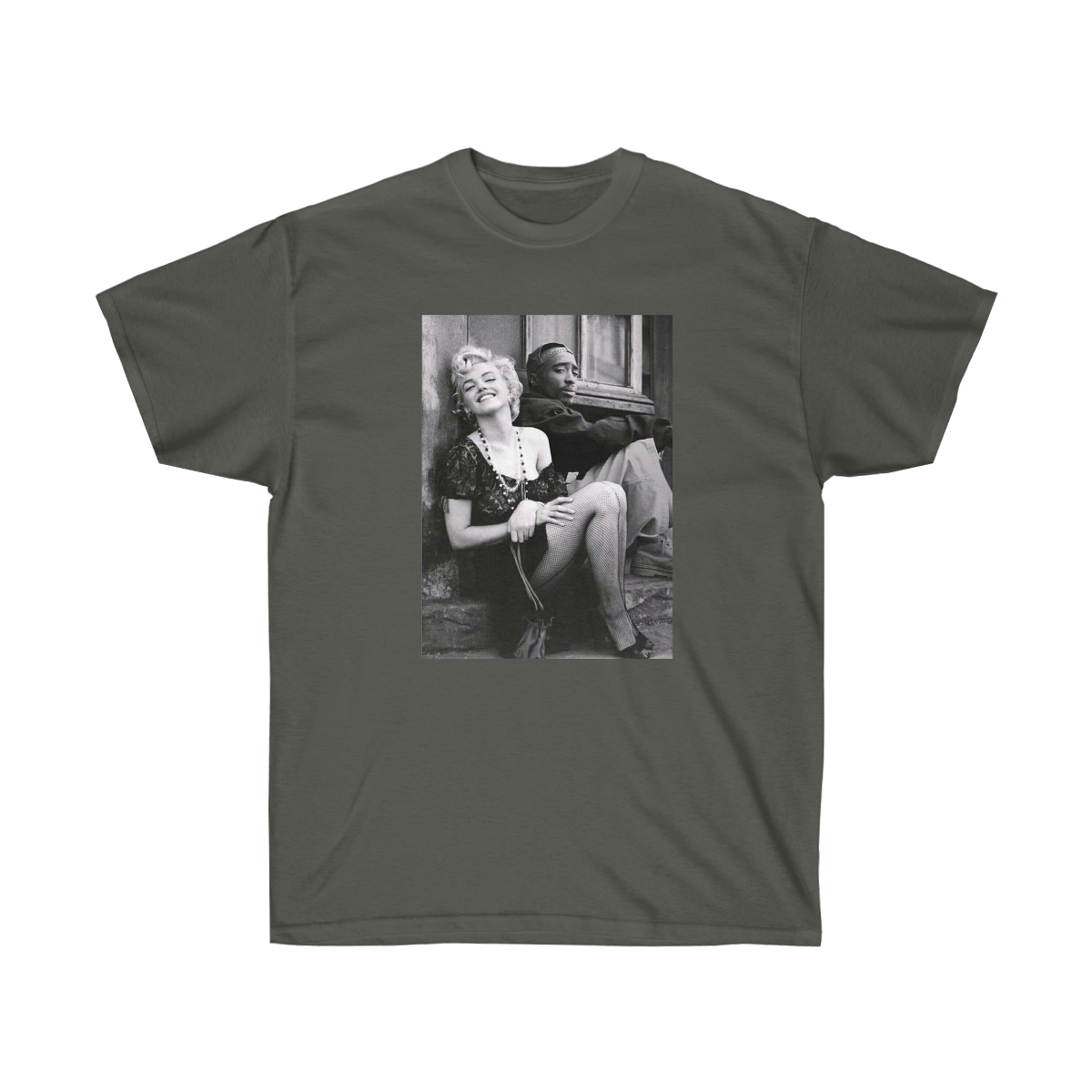 Marilyn Monroe & 2Pac Men T-Shirt - Image 11