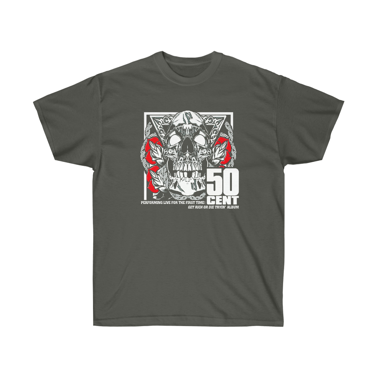 50C Performing Live For The First Time Men T-Shirt - Image 3