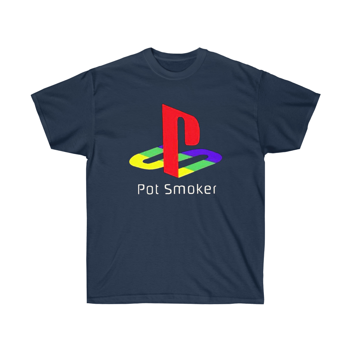Pot Smoker Retro Men T-Shirt - Image 15