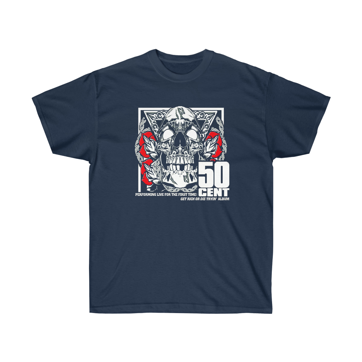 50C Performing Live For The First Time Men T-Shirt - Image 9