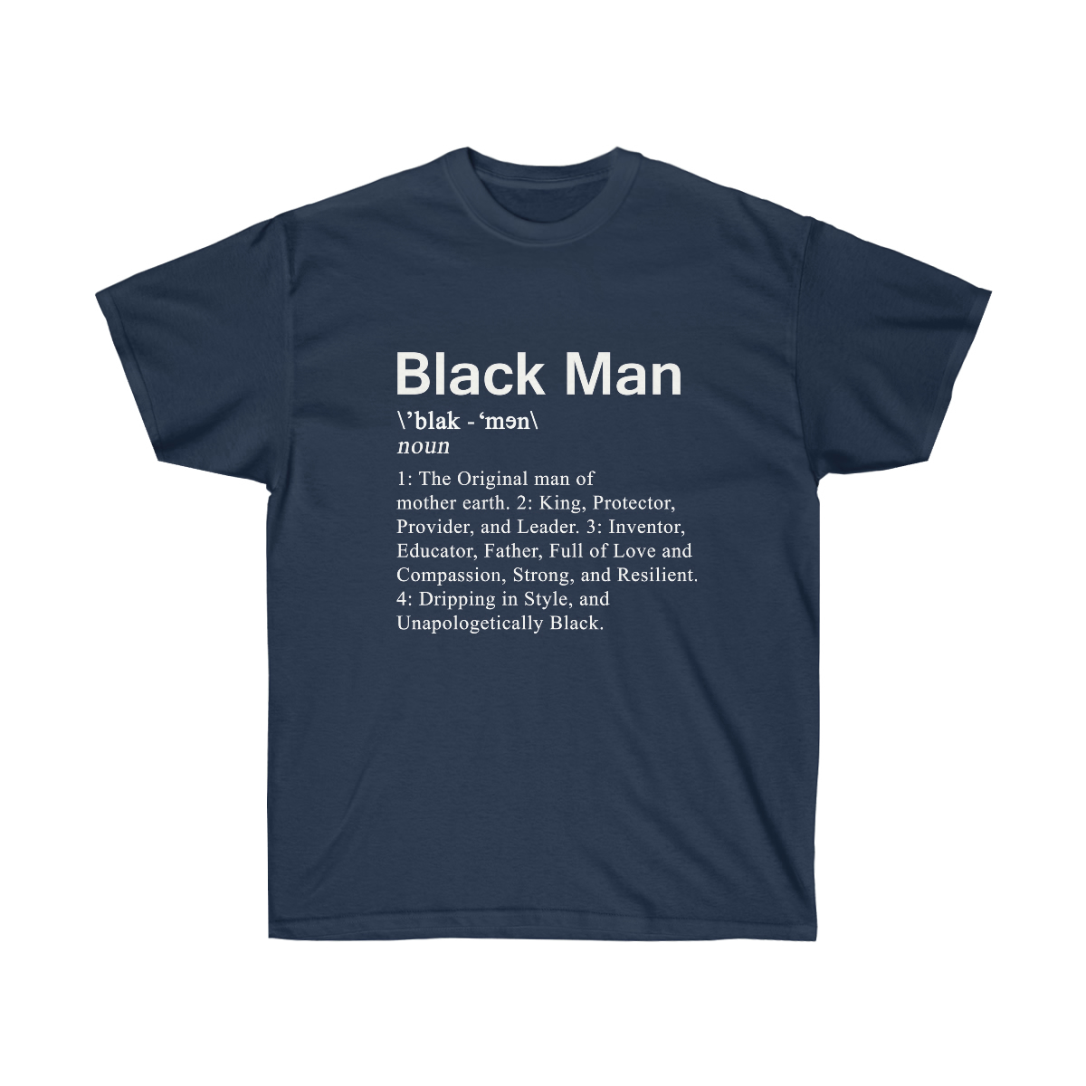 Black Men Definition Men T-Shirt - Image 11