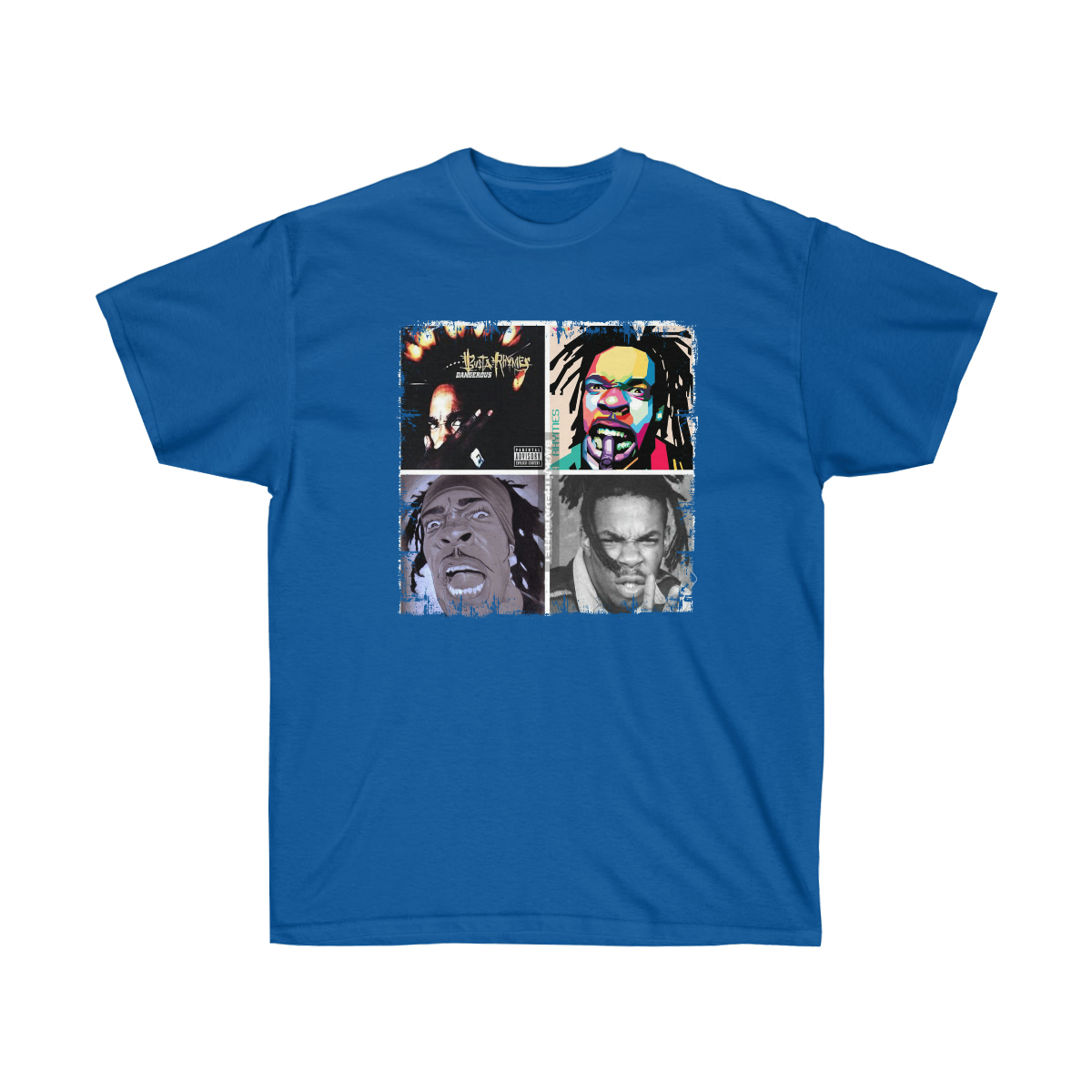 50C Busta Rhymes 4 Pic Men T-Shirt - Image 11