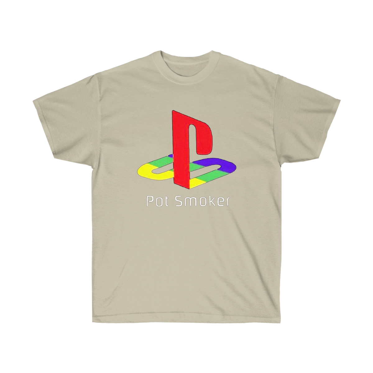 Pot Smoker Retro Men T-Shirt - Image 3