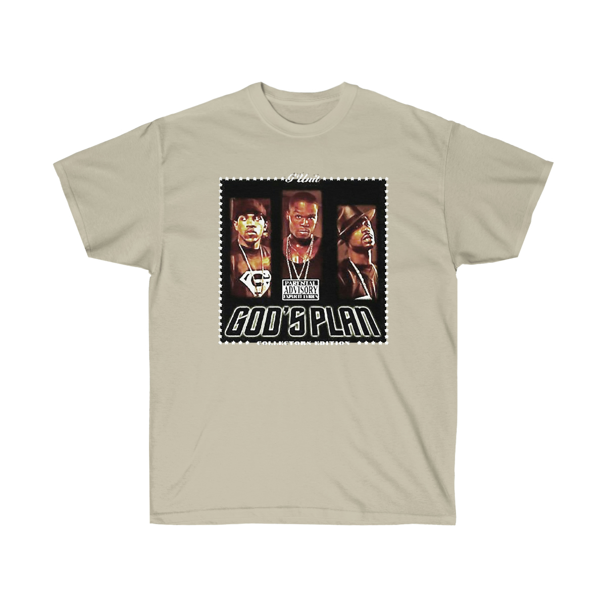 50C God's Plan Men T-Shirt - Image 3