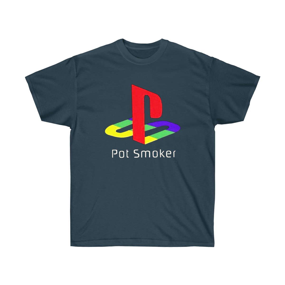 Pot Smoker Retro Men T-Shirt - Image 13