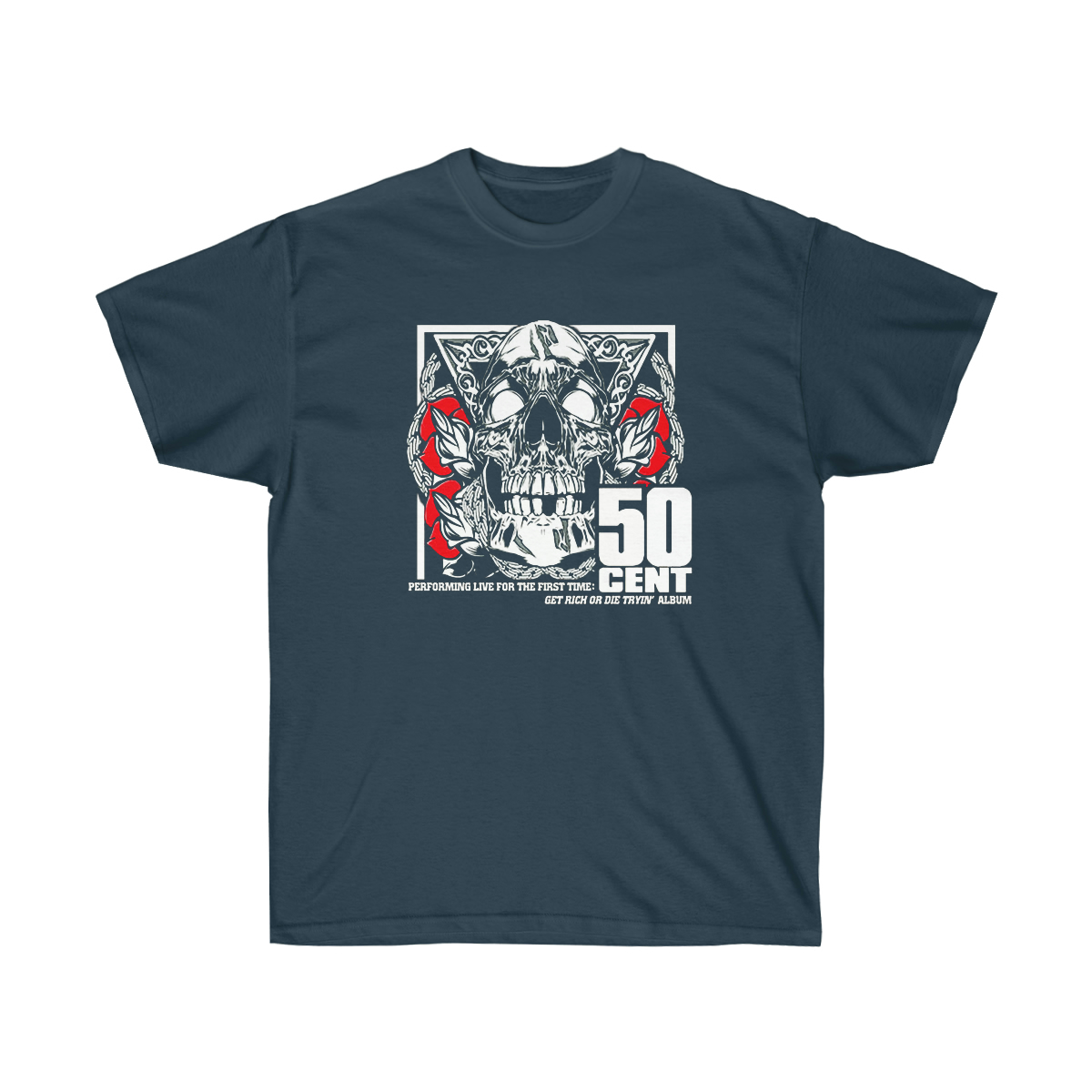 50C Performing Live For The First Time Men T-Shirt - Image 7