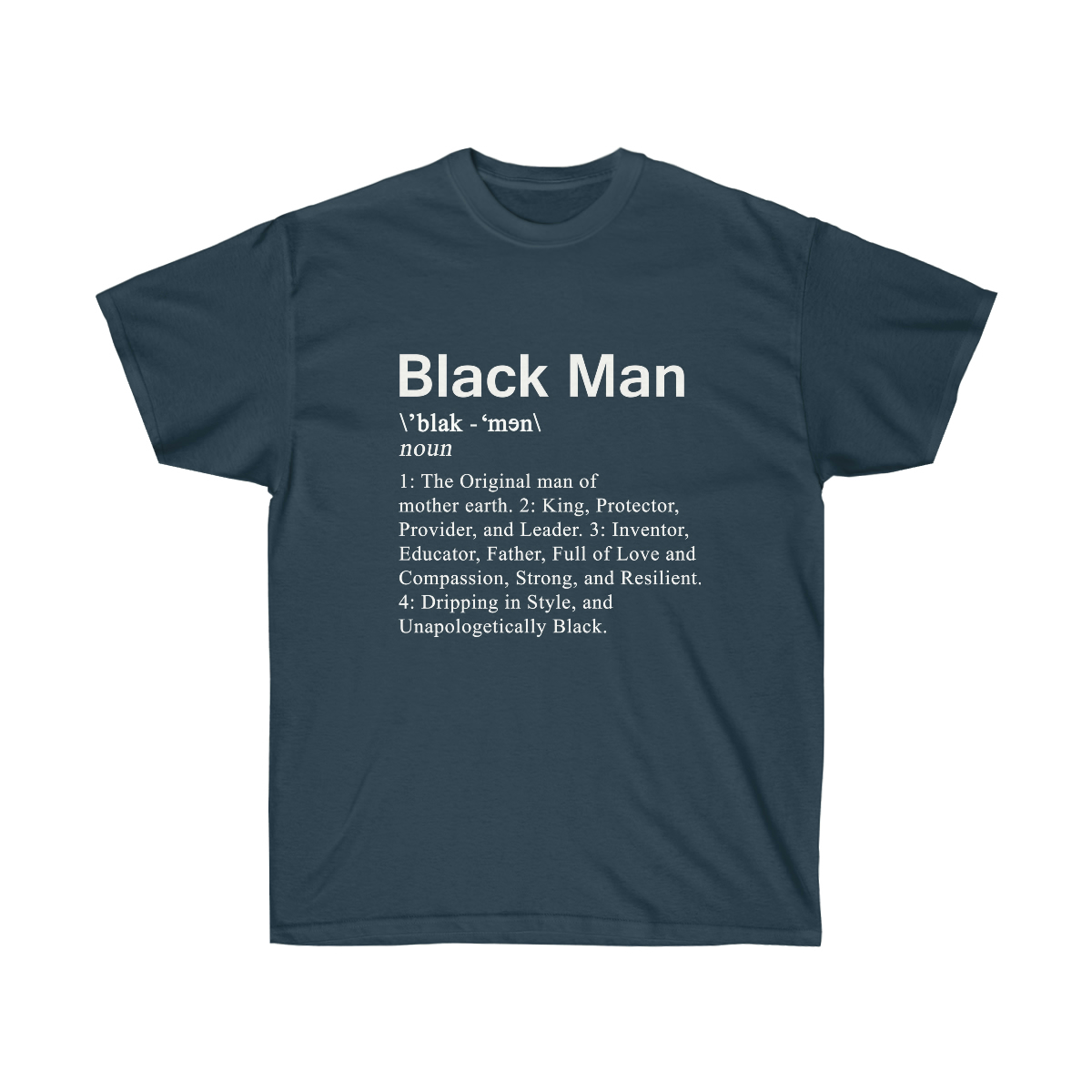 Black Men Definition Men T-Shirt - Image 9