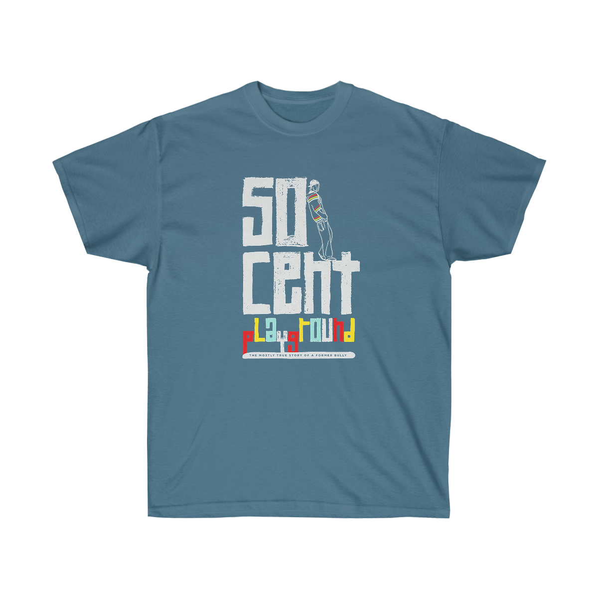 50C The Mostly Story Of A Former Bully Men T-Shirt - Image 3