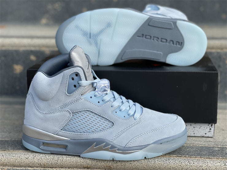 AJ 5 Retro Bluebird Shoes Sneakers - nk0001958 - Image 7