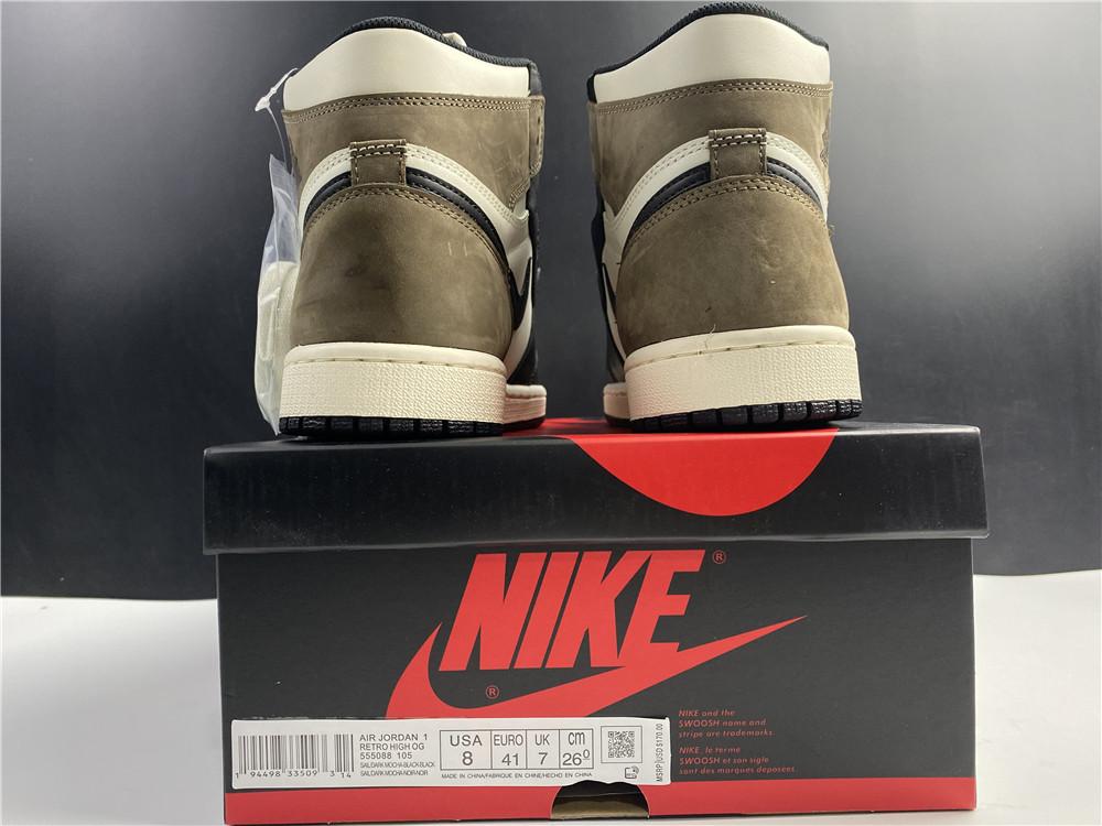 AJ 1 Retro High Dark Mocha Shoes Sneakers - nk0000855 - Image 7