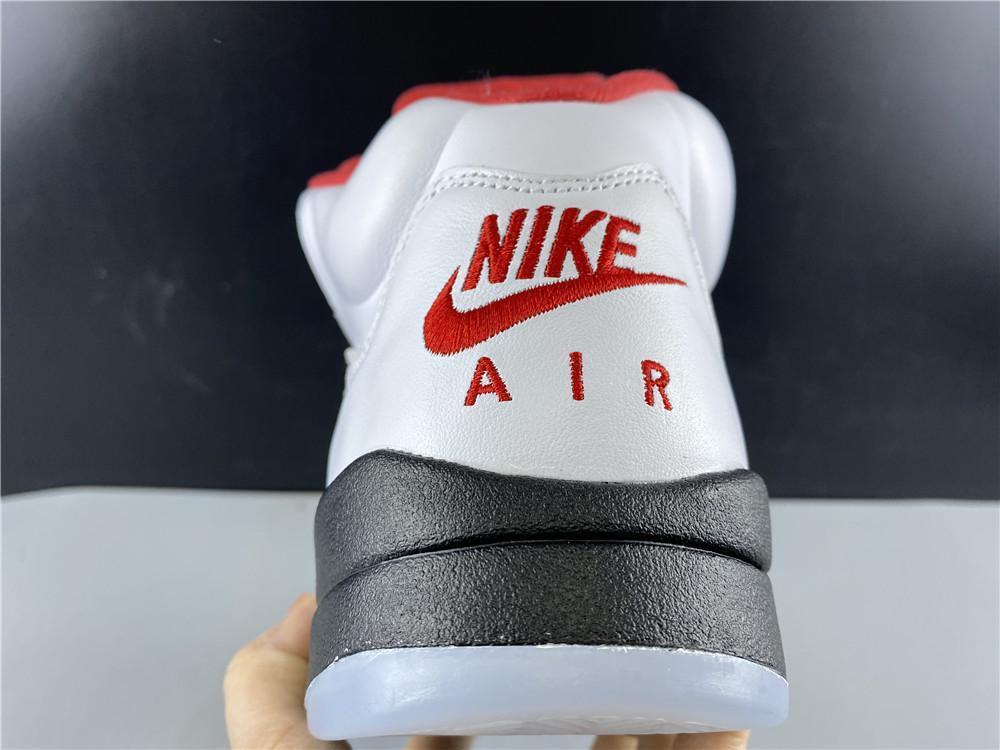 AJ 5 Fire Red Silver Tongue (2020) Shoes Sneakers - nk0000787 - Image 6