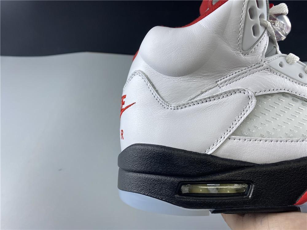AJ 5 Fire Red Silver Tongue (2020) Shoes Sneakers - nk0000787 - Image 8