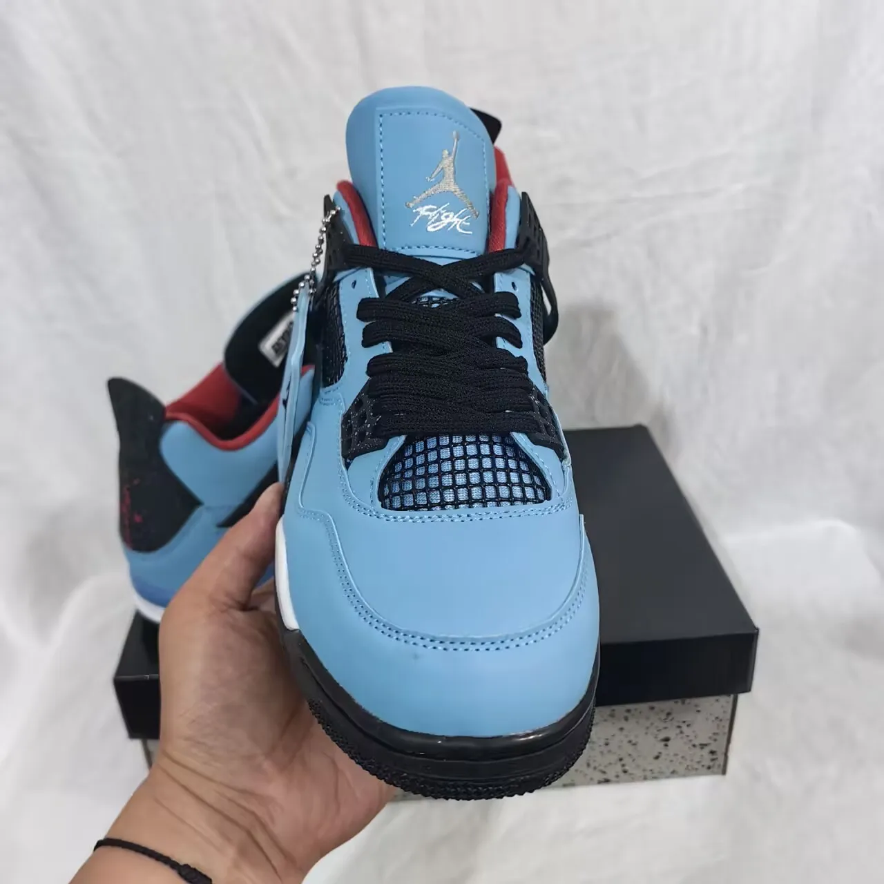 Travis Scott x AJ 4 Cactus Jack Shoes Sneakers – nk0000013 - Image 6