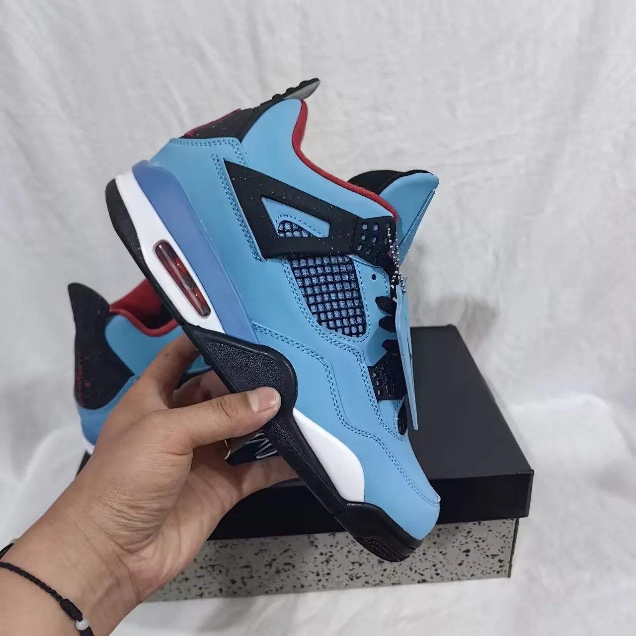 Travis Scott x AJ 4 Cactus Jack Shoes Sneakers – nk0000013 - Image 5