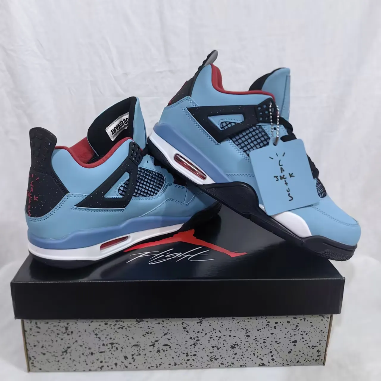 Travis Scott x AJ 4 Cactus Jack Shoes Sneakers – nk0000013 - Image 7