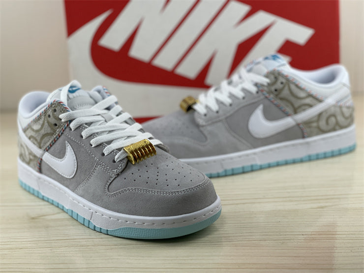 Dunk Low Barbershop Grey Shoes Sneakers - nk0001974 - Image 6