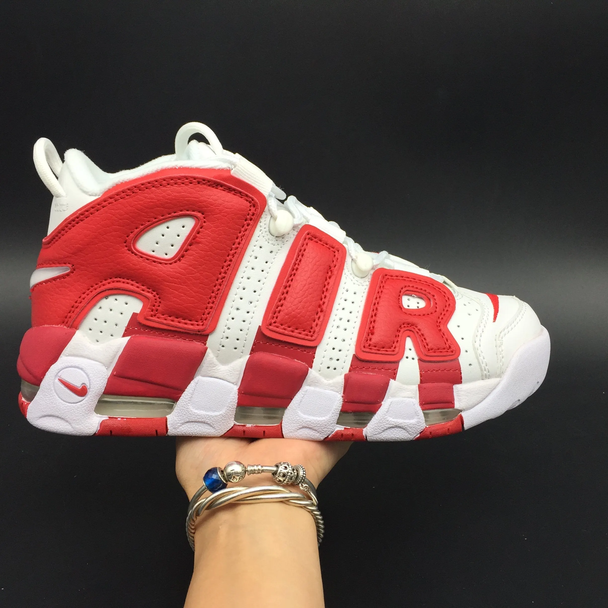Air More Uptempo Varsity Red Shoes Sneakers - nk0000096 - Image 12