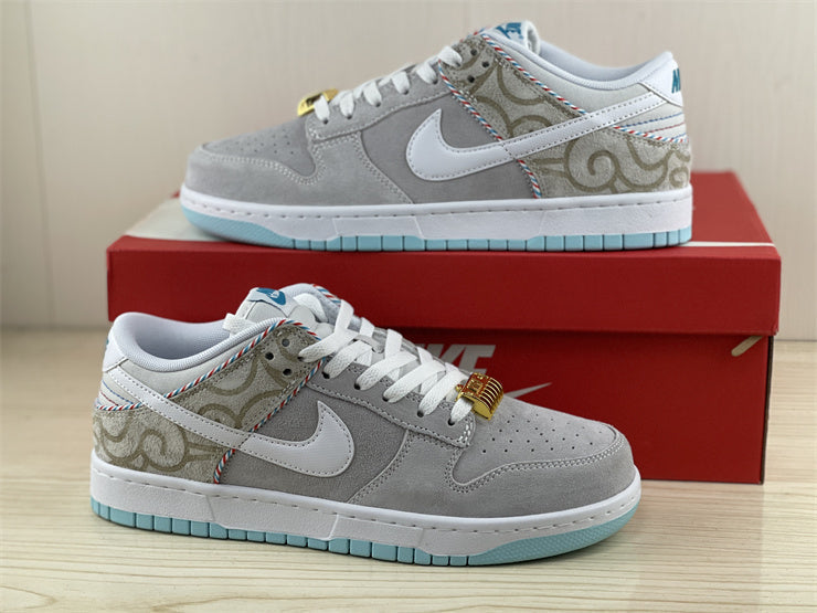 Dunk Low Barbershop Grey Shoes Sneakers - nk0001974 - Image 5