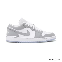 AJ 1 Low White Wolf Grey Shoes Sneakers - nk0002757