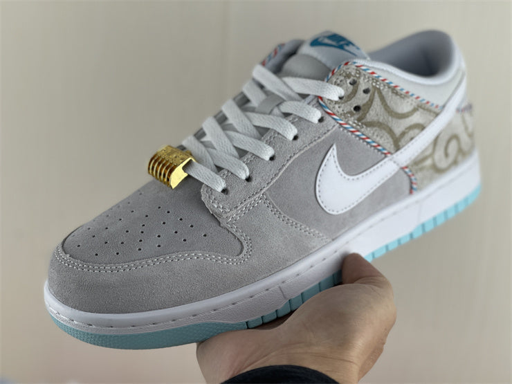 Dunk Low Barbershop Grey Shoes Sneakers - nk0001974 - Image 3