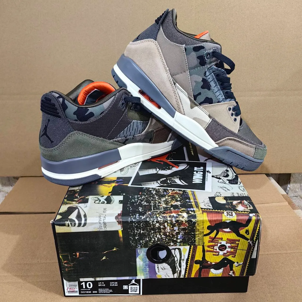 AJ 3 Retro Patchwork Camo Shoes Sneakers - nk0001981 - Image 5