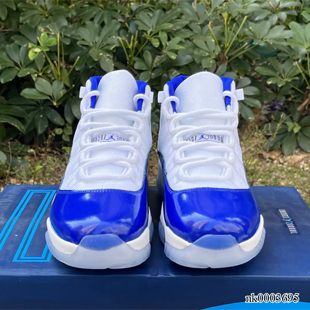 AJ 11 Blue White Shoes Sneakers - nk0003695 - Image 9