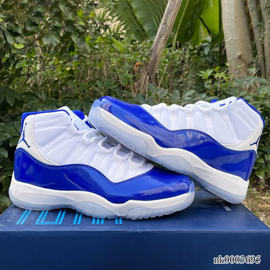 AJ 11 Blue White Shoes Sneakers - nk0003695 - Image 11