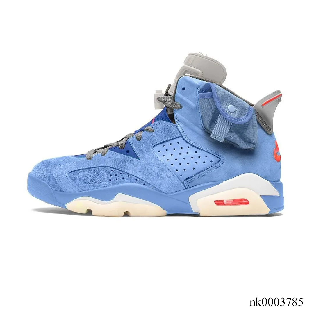 AJ 6 x Travis Scott Houston Oilers Light Blue Shoes Sneakers - nk0003785 - Image 2