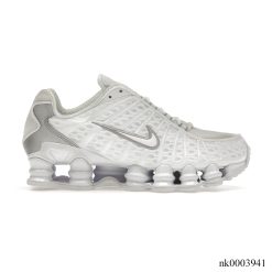 Shox TL White Metallic Silver Max Orange Shoes Sneakers - nk0003941