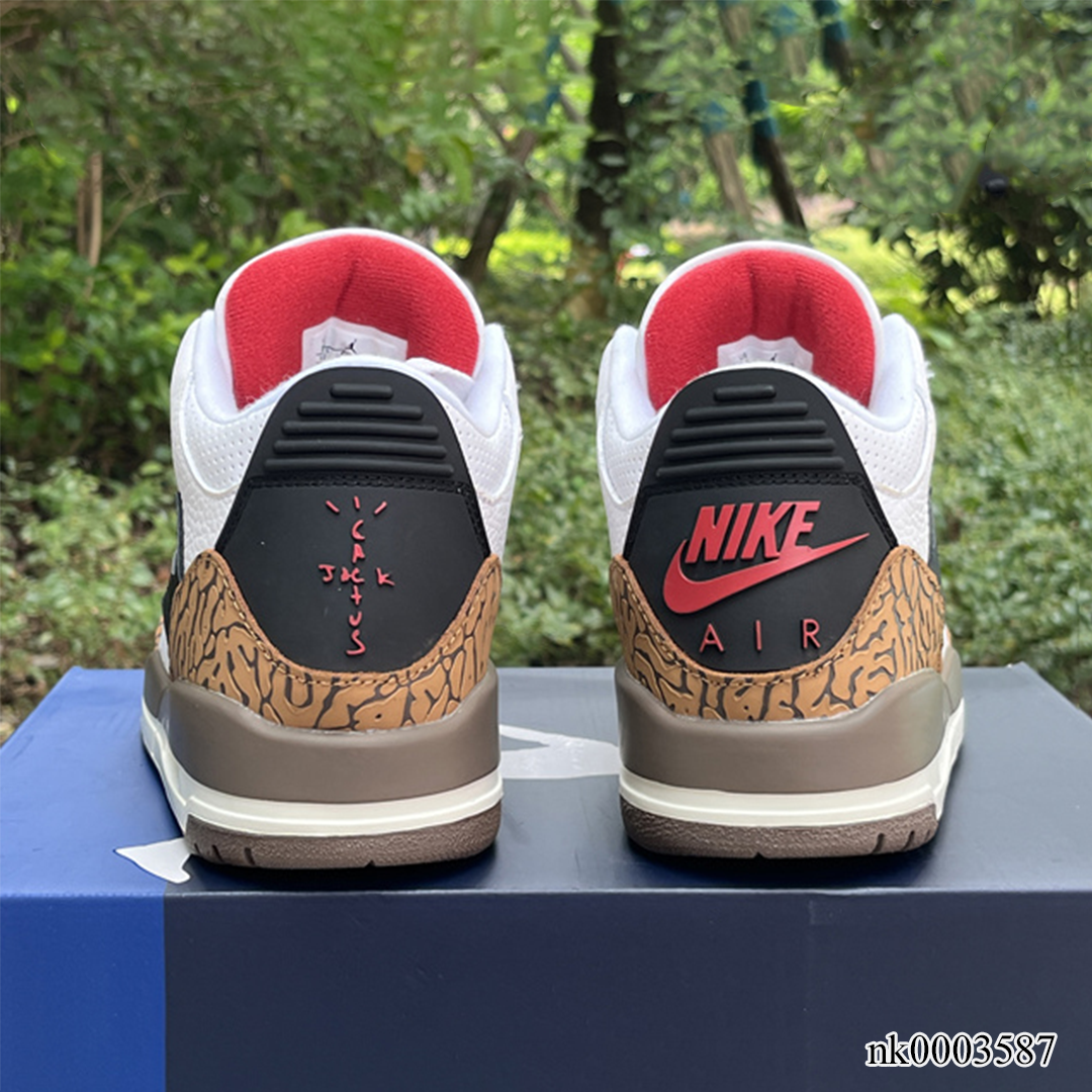 AJ 3 x Travis Scott Palomino Shoes Sneakers - nk0003587 - Image 7