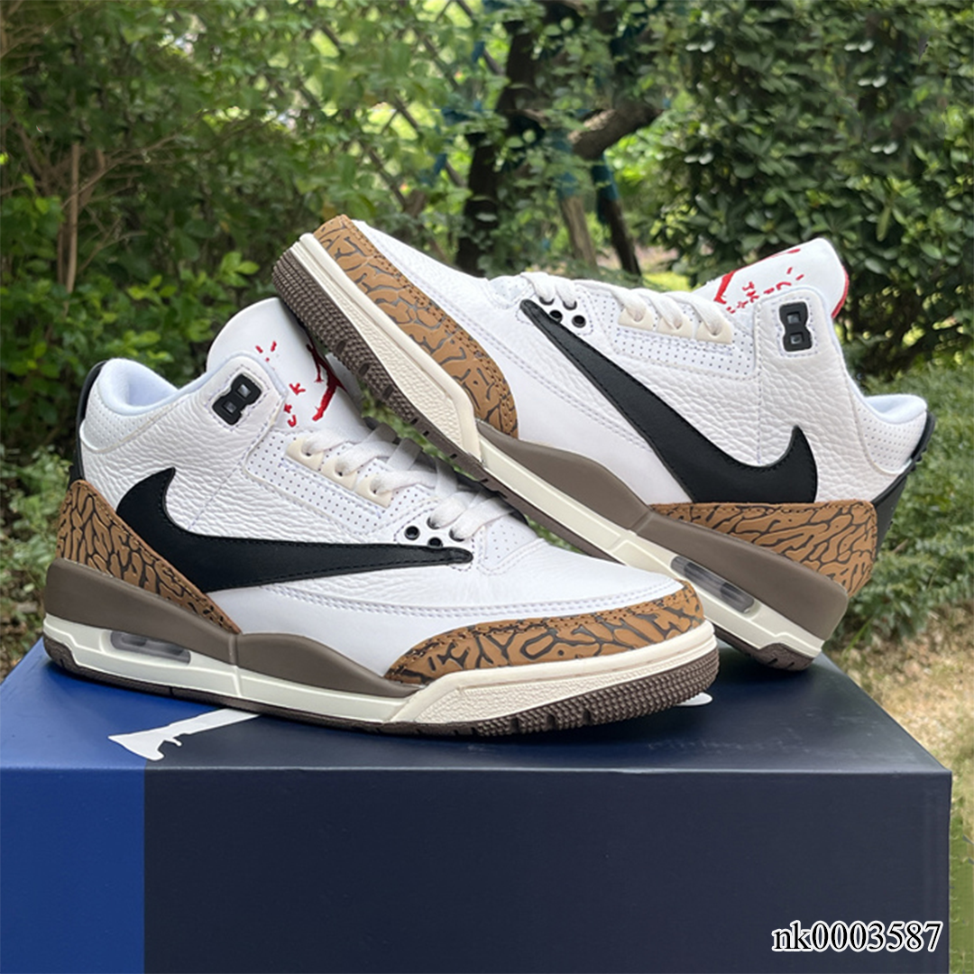 AJ 3 x Travis Scott Palomino Shoes Sneakers - nk0003587 - Image 5