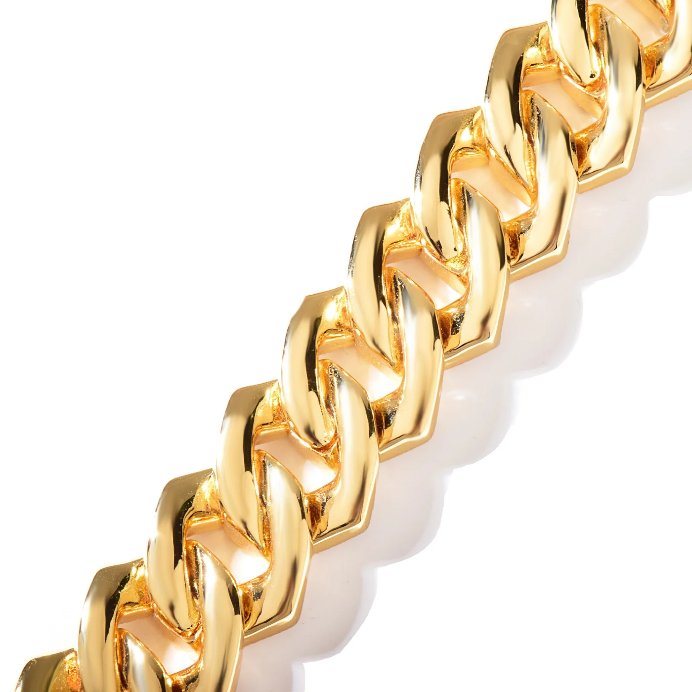 Miami Cuban Chain Gold/Silver/Rose Gold CZ Iced Out Necklace - Image 5