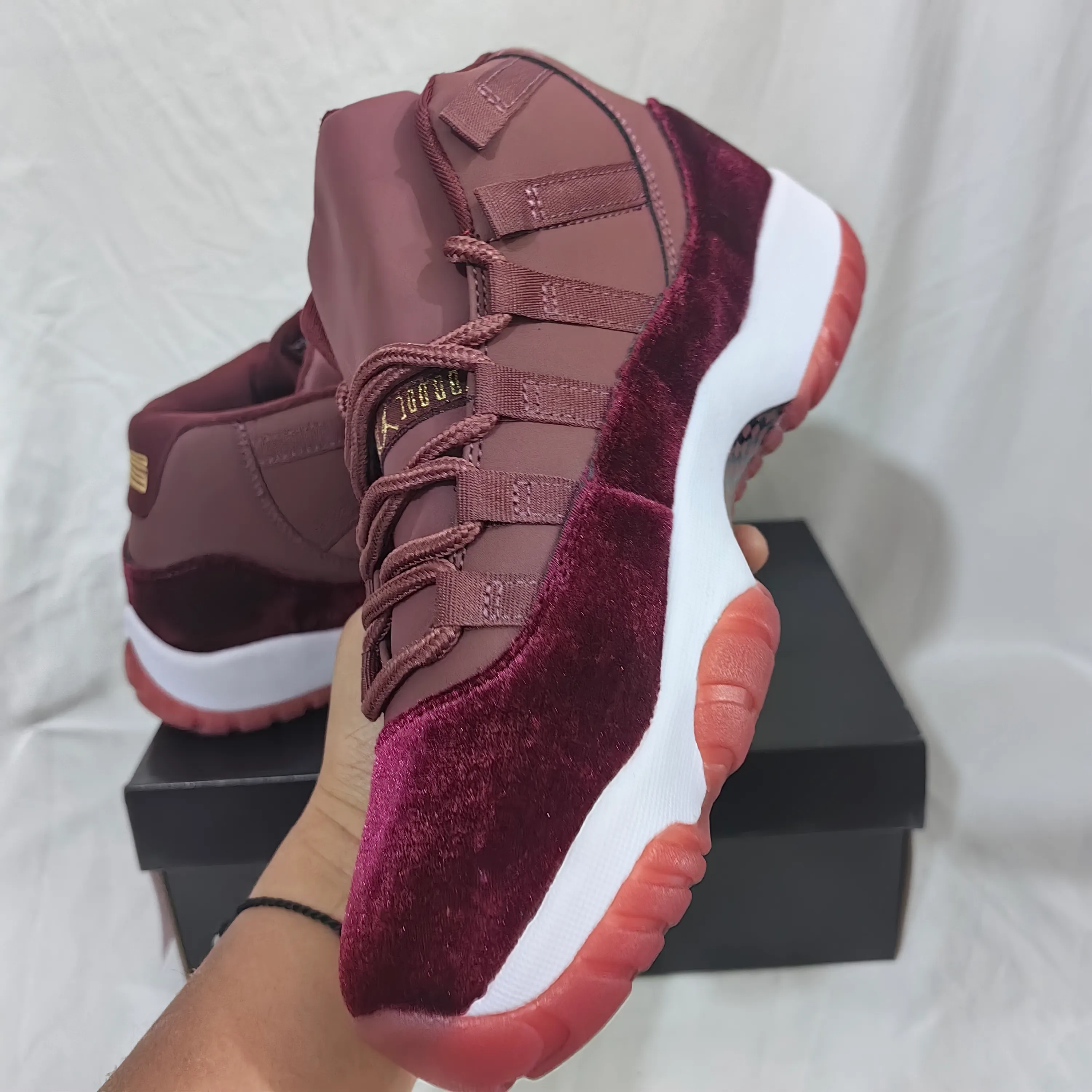 AJ 11 Heiress Velvet Shoes Sneakers - nk0003848 - Image 11