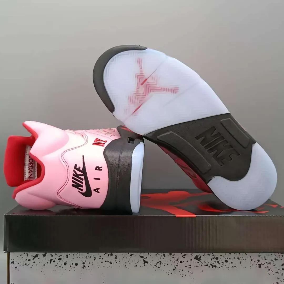 Awake NY x AJ 5 Arctic Pink Shoes Sneakers - nk0004393 - Image 7