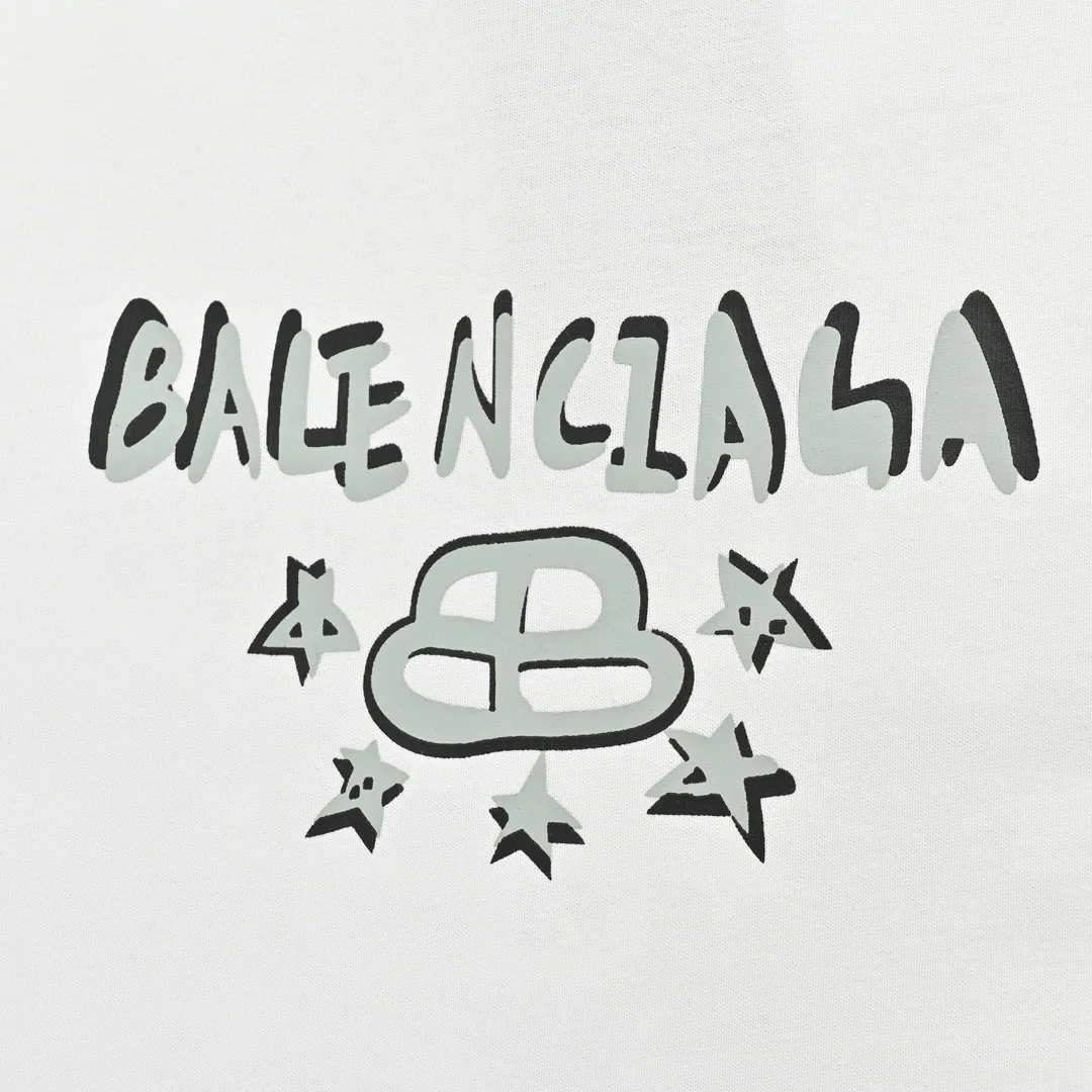 BLCG Butterfly Graffiti Logo T-shirt in White - 584 - blcg0000584 - Image 6