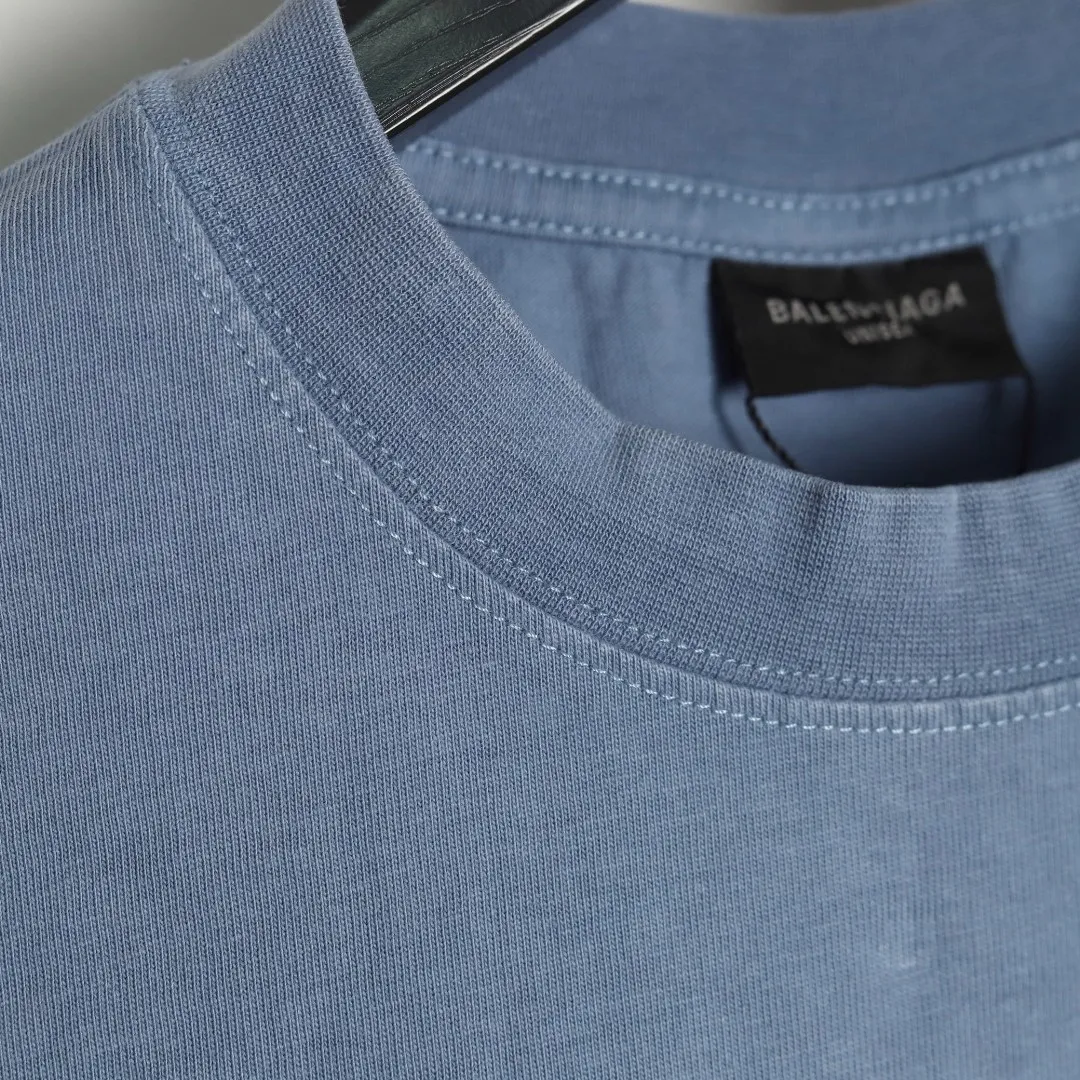 BLCG Campaign Logo T-shirt in Washed Blue - 585 - blcg0000585 - Image 3