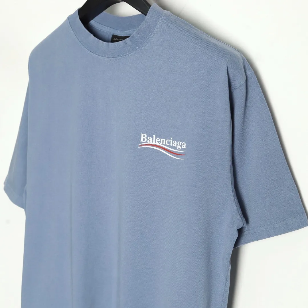 BLCG Campaign Logo T-shirt in Washed Blue - 585 - blcg0000585 - Image 4