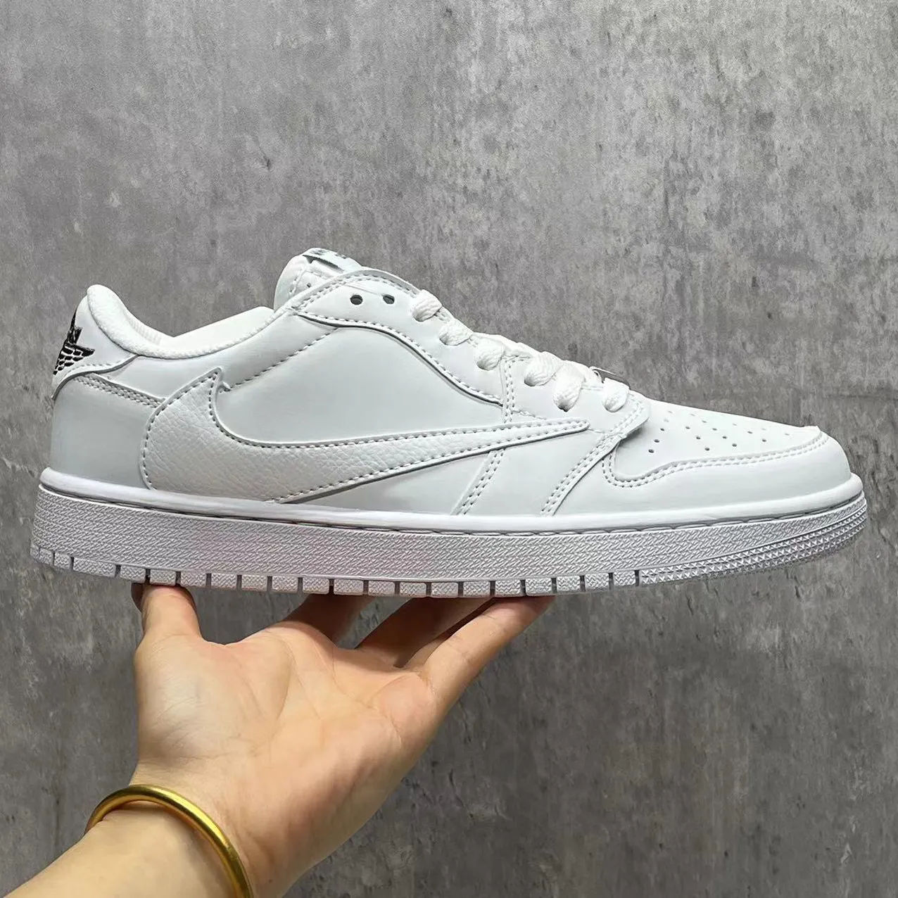 Travis Scott x AJ 1 Low White Party Shoes Sneakers - nk0004438 - Image 7