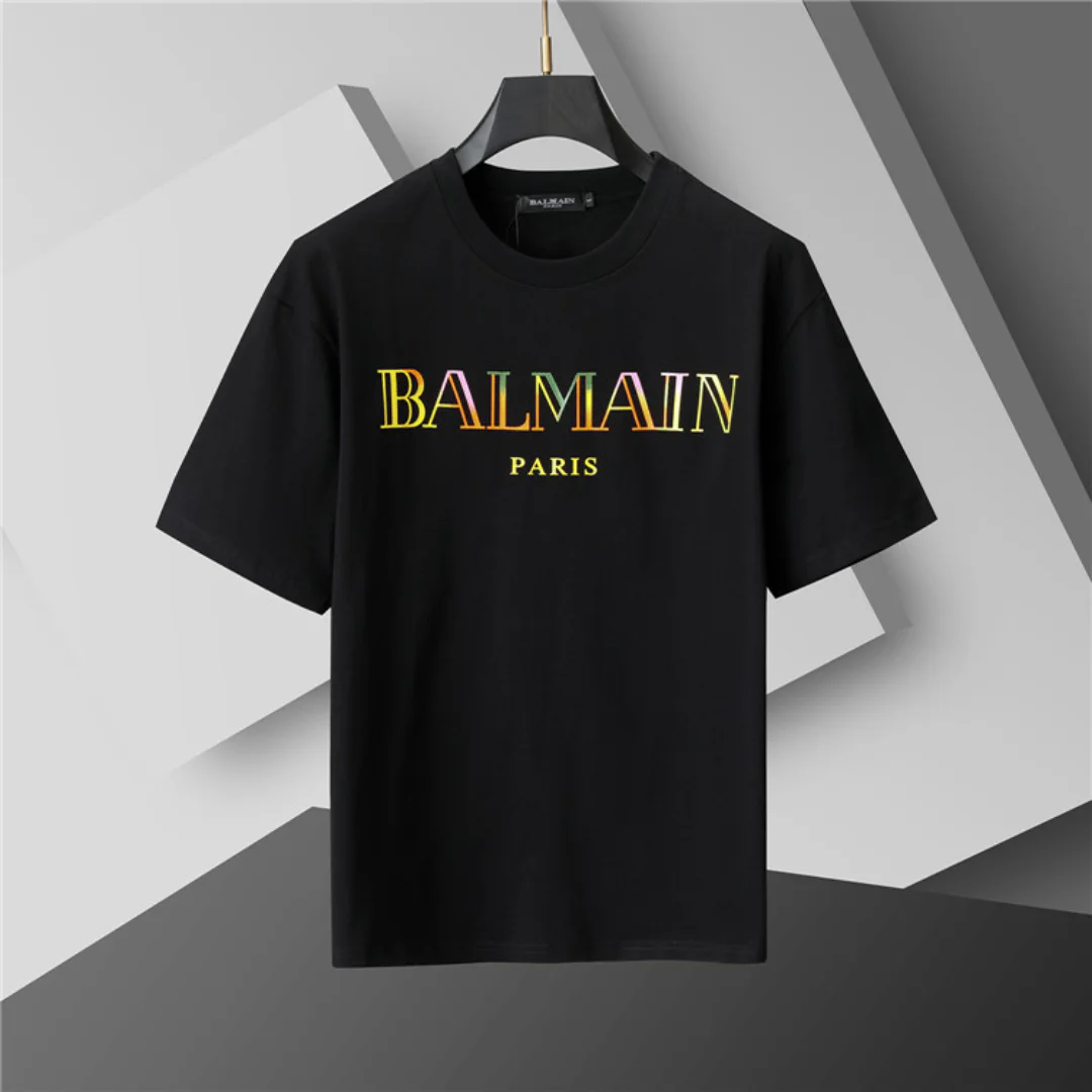 BM Vintage Embroidered T-shirt in Black - bal0000004 - Image 2