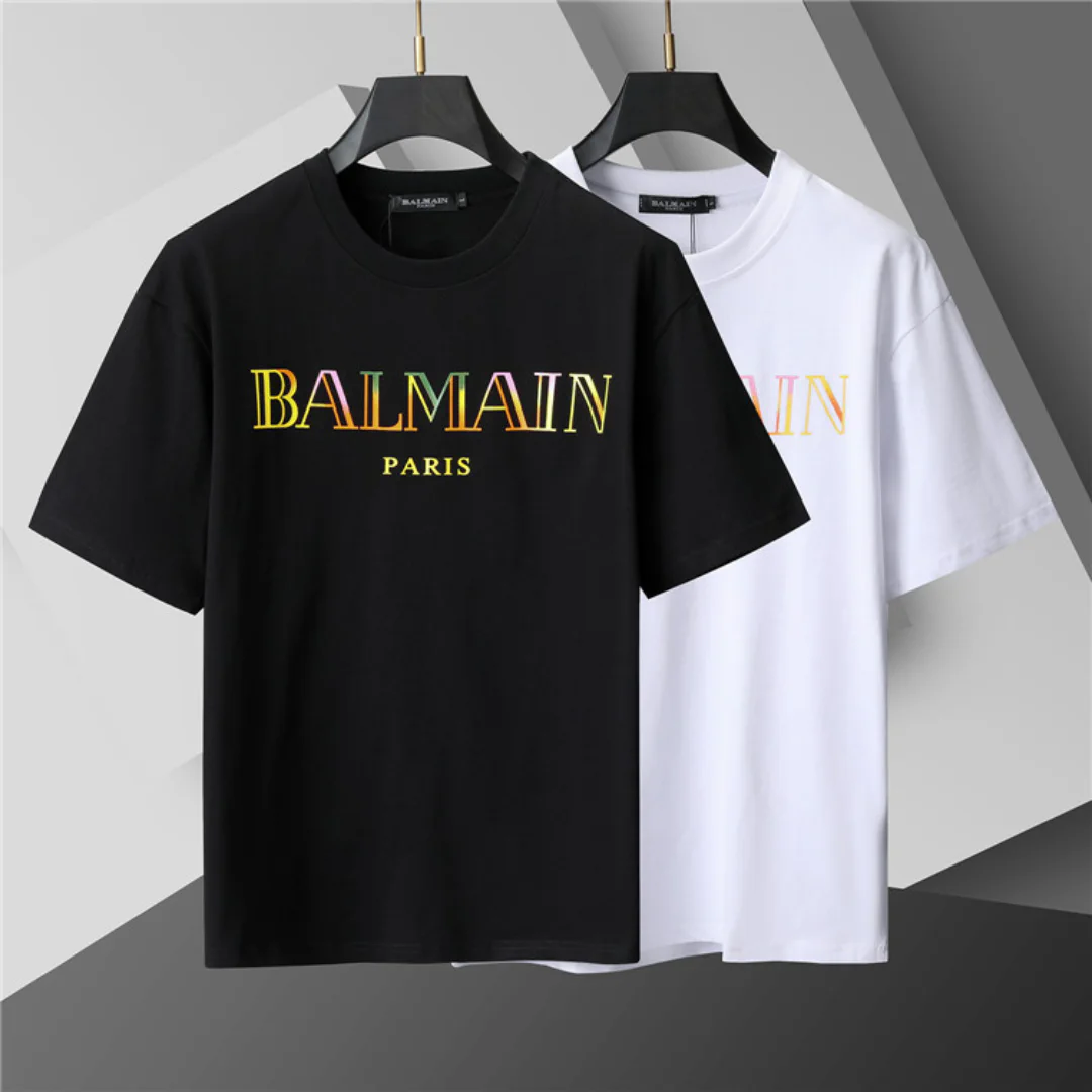 BM Vintage Embroidered T-shirt in White - bal0000005 - Image 4
