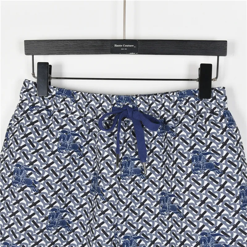 BUR All-Over Monogram Knight Shorts in Navy - 370 – bbr0000370 - Image 3