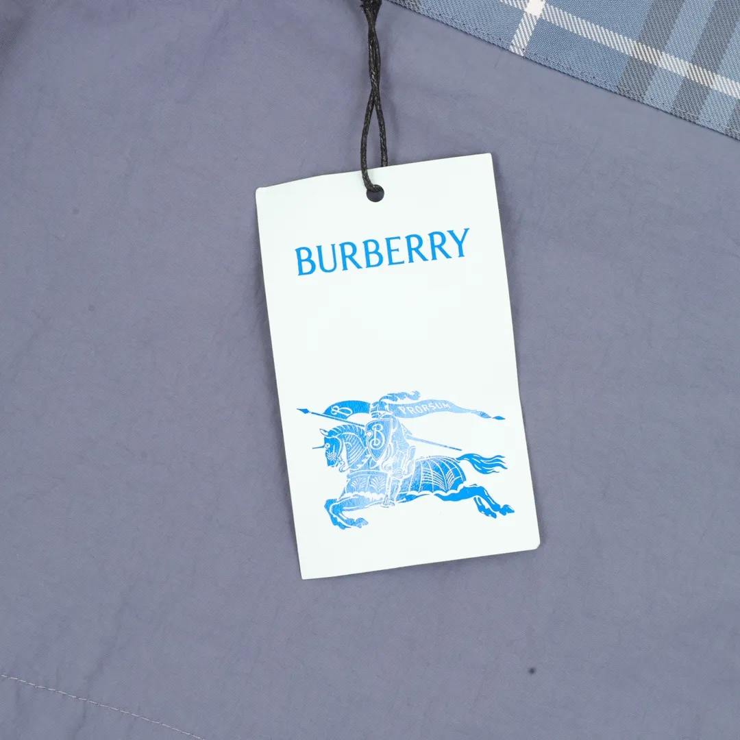 BUR Archive Check Panel Shorts in Blue - 375 - bbr0000375 - Image 8