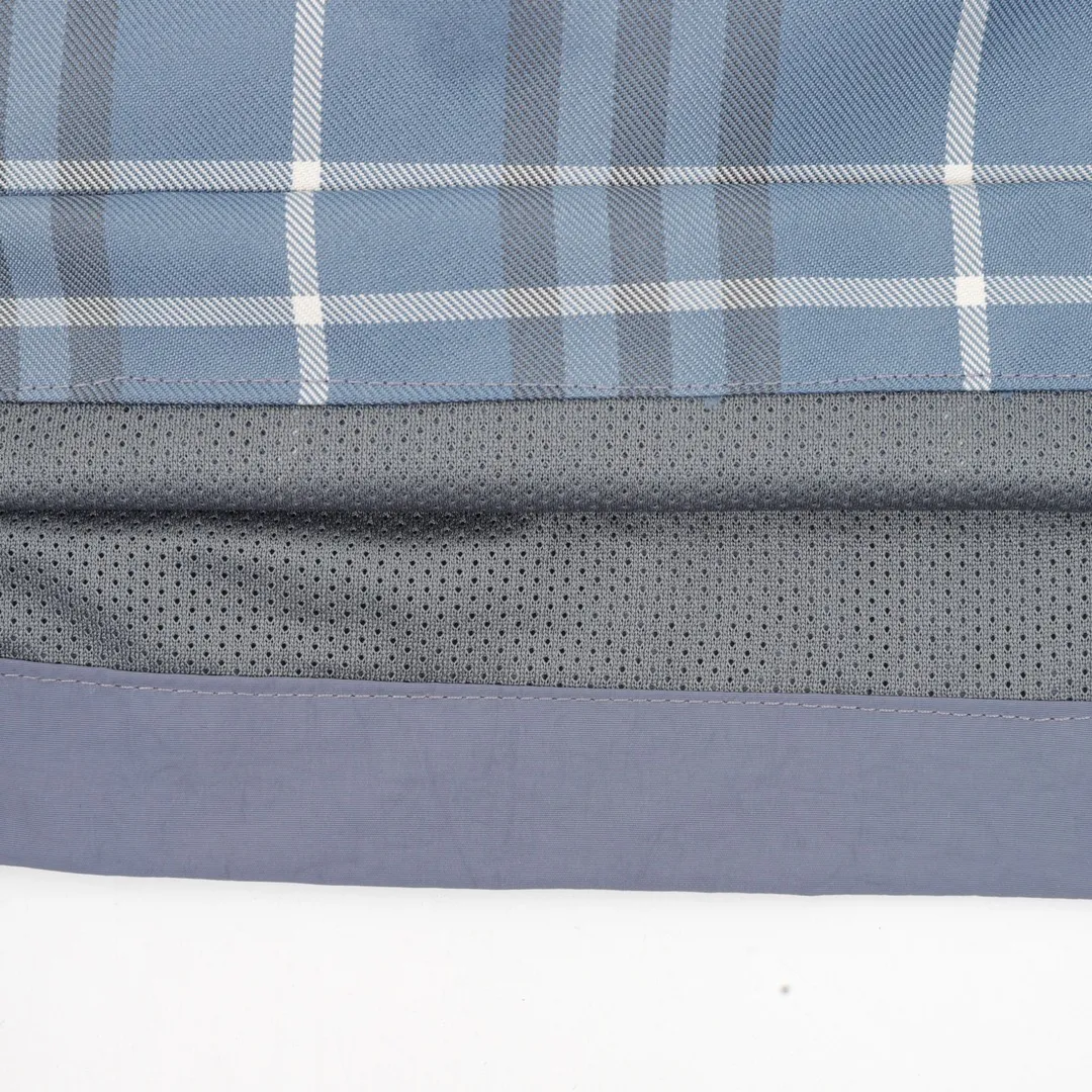 BUR Archive Check Panel Shorts in Blue - 375 - bbr0000375 - Image 5